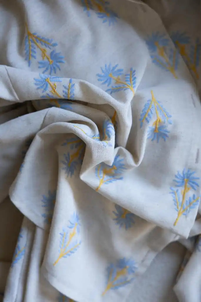 Wildflower set in blue