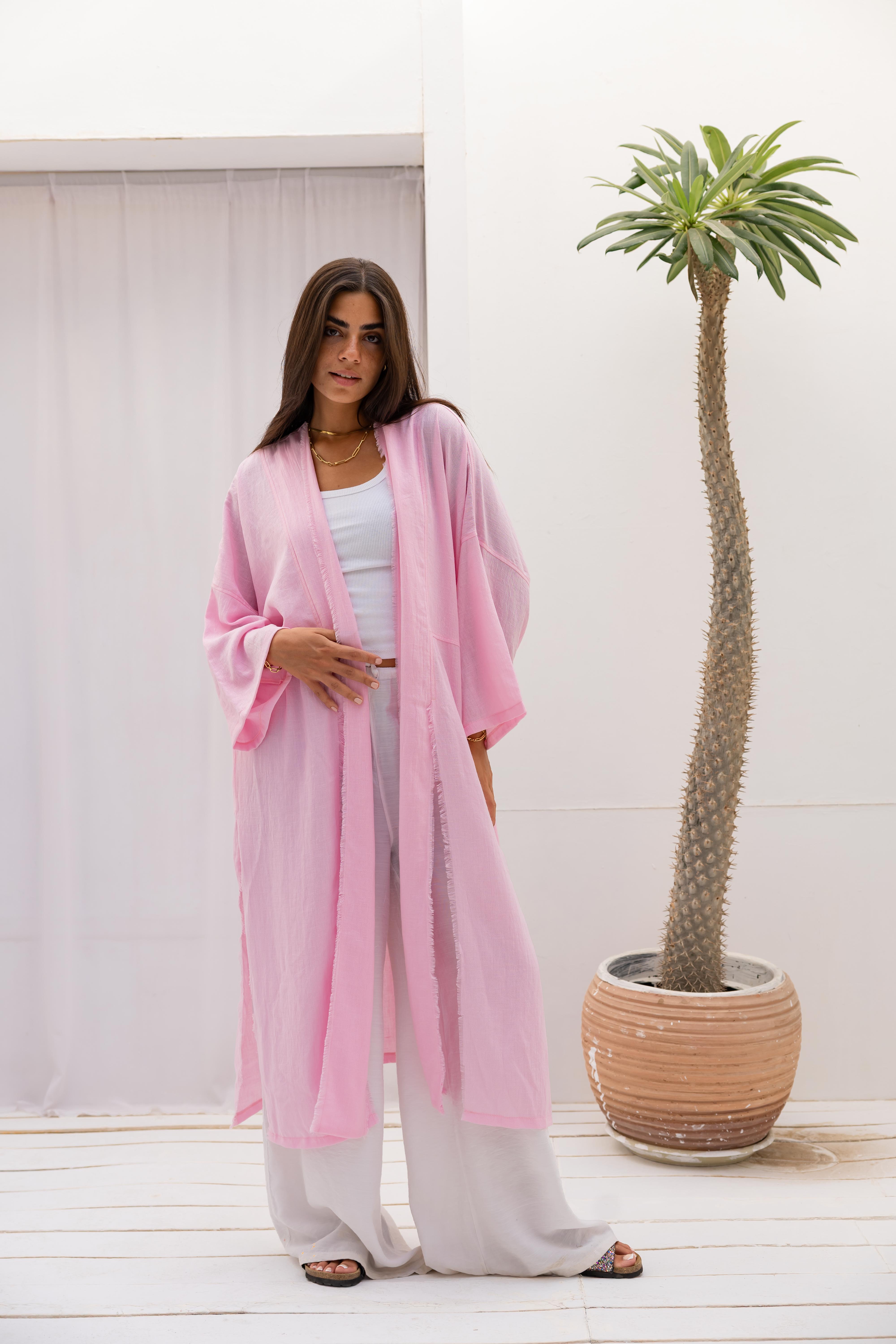 Coast kimono in pink