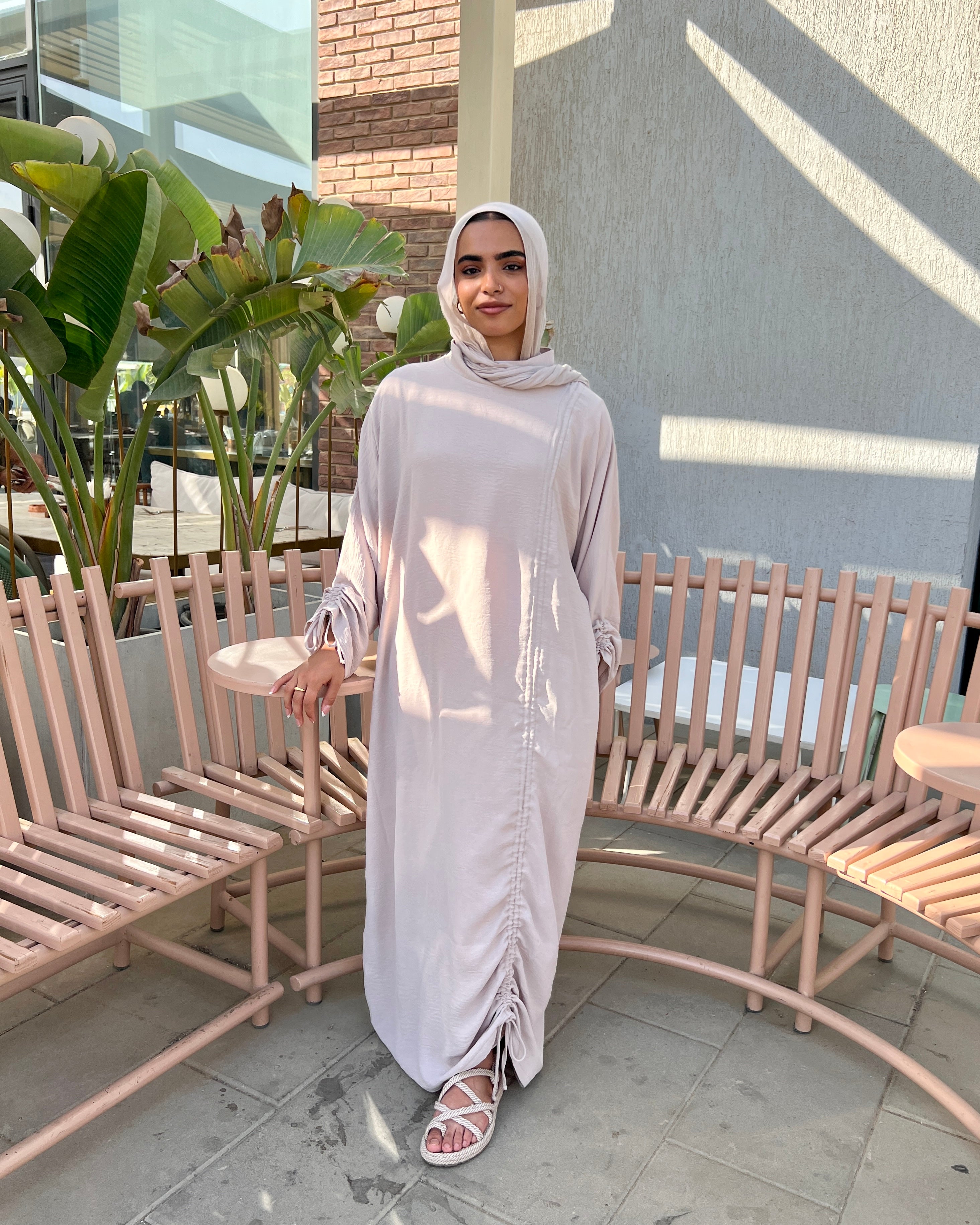 Robes Dress in Beige