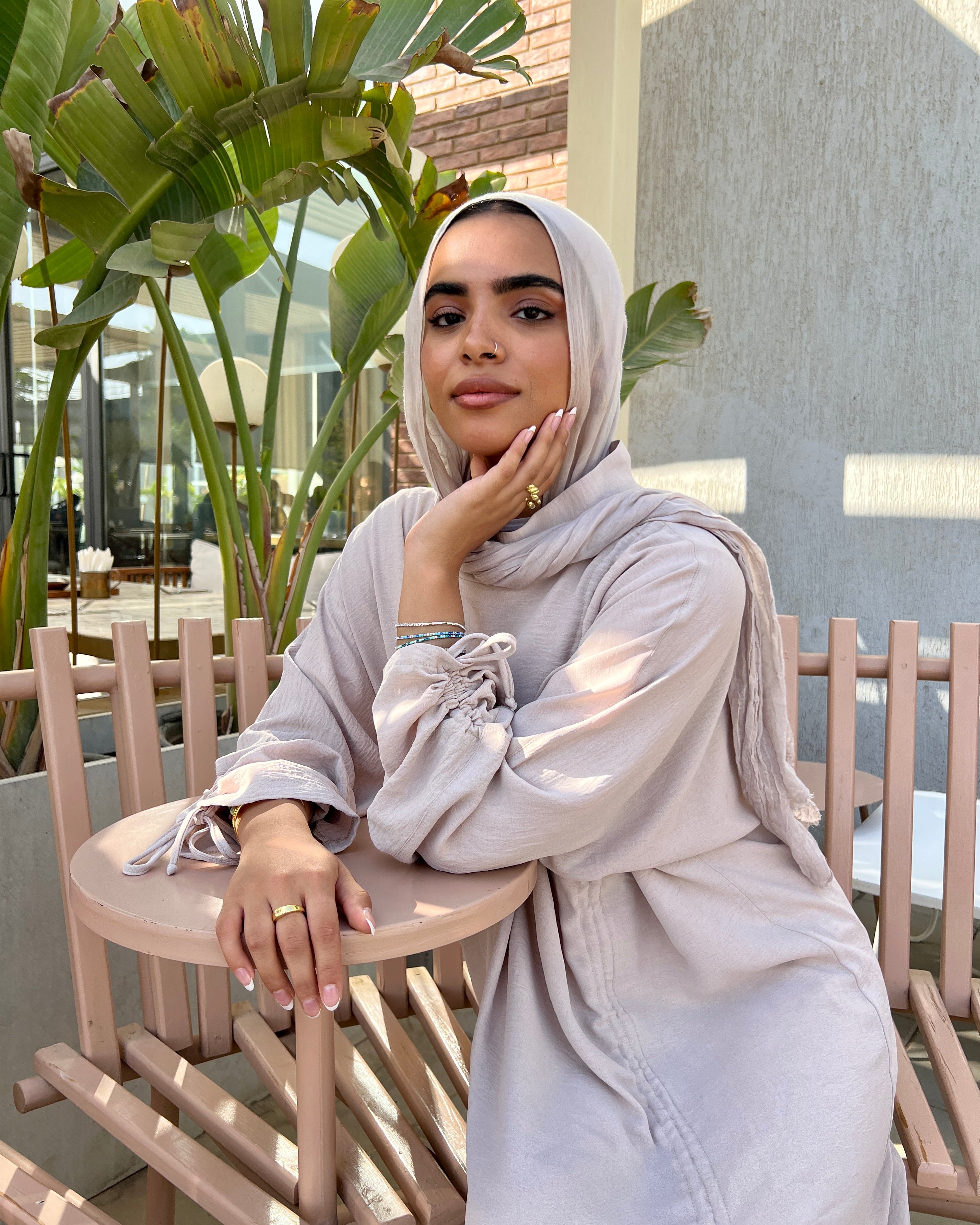 Robes Dress in Beige