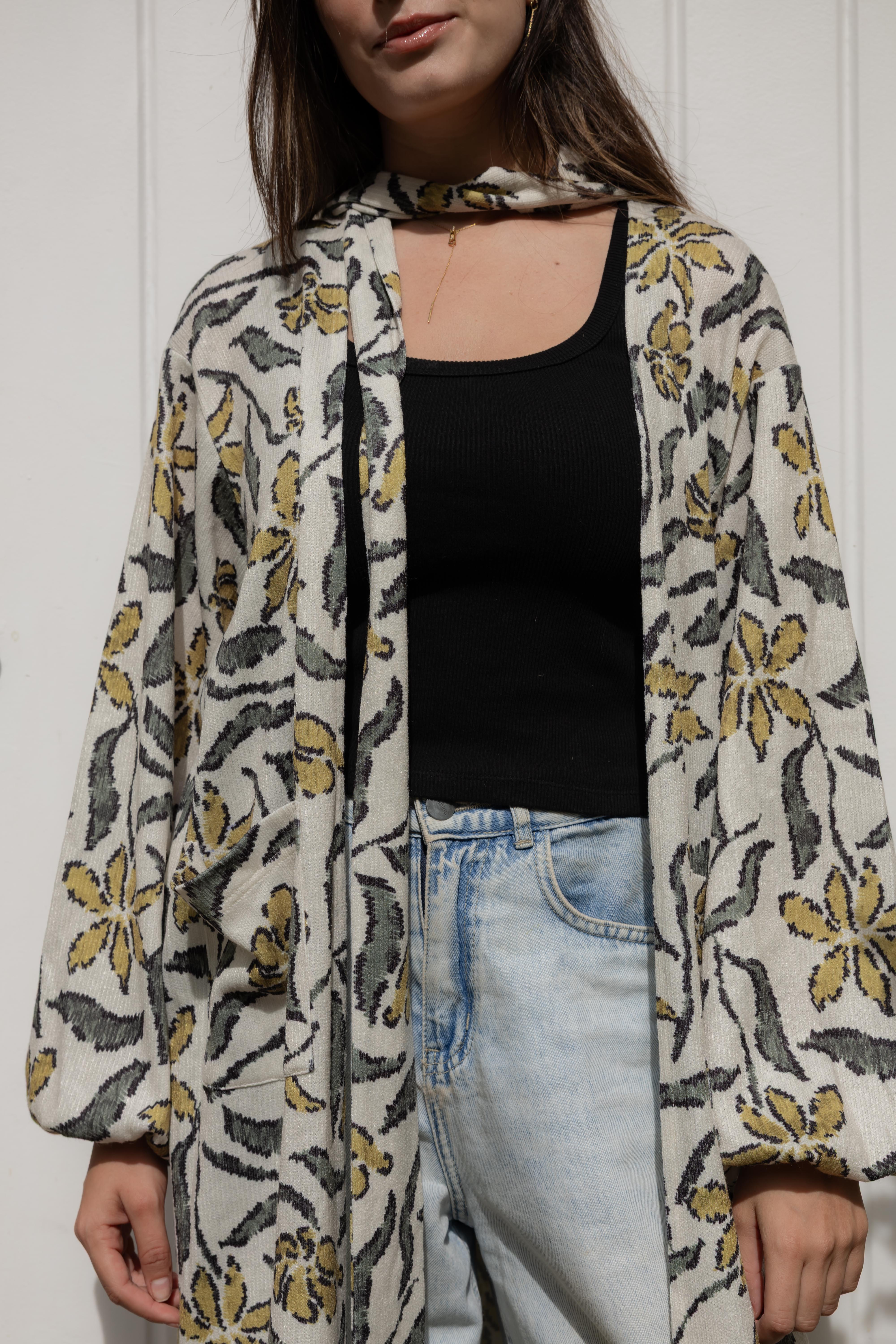 Bloom cardigan in Mustard