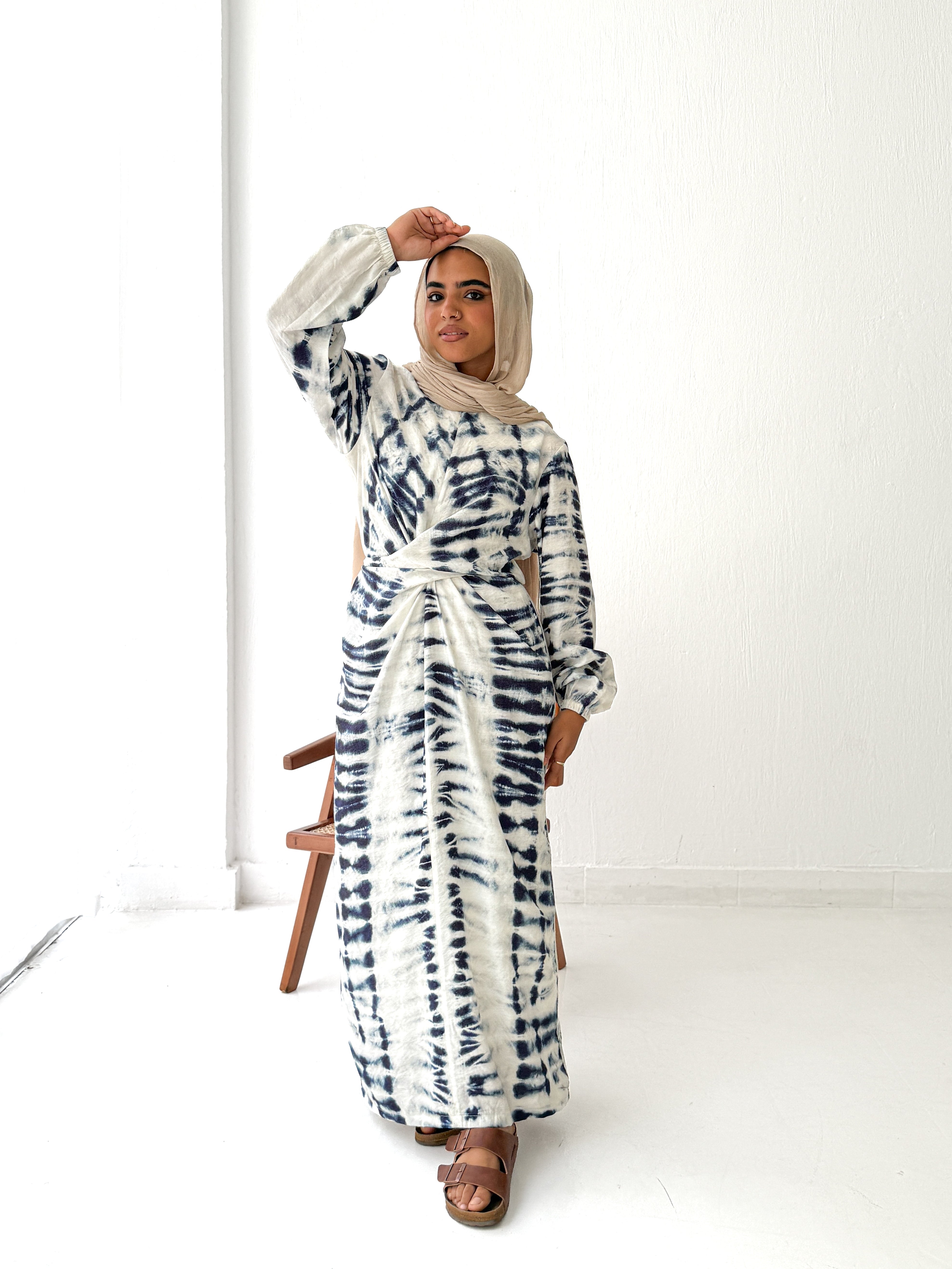 Tie Dye wrap me dress