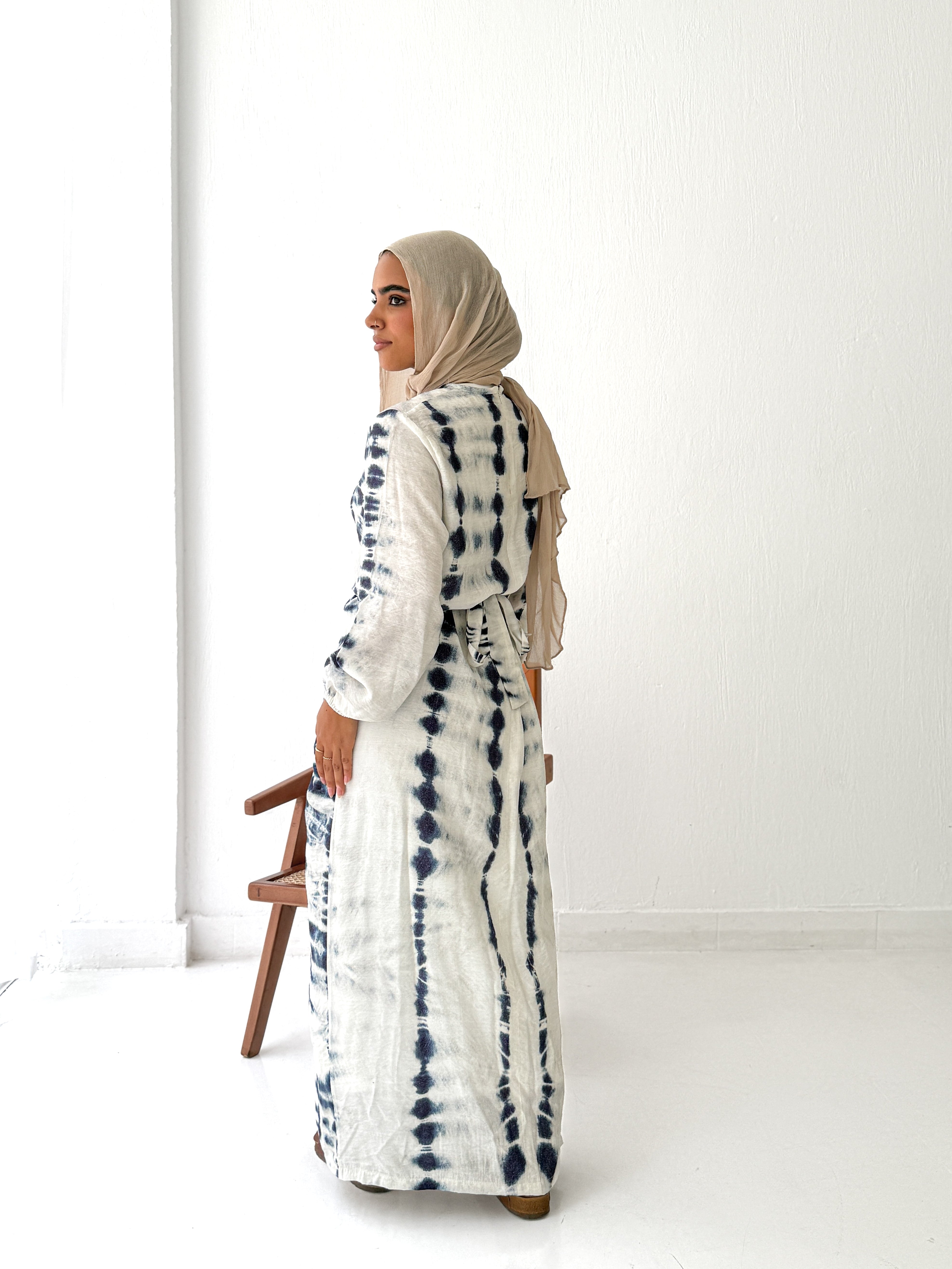 Tie Dye wrap me dress