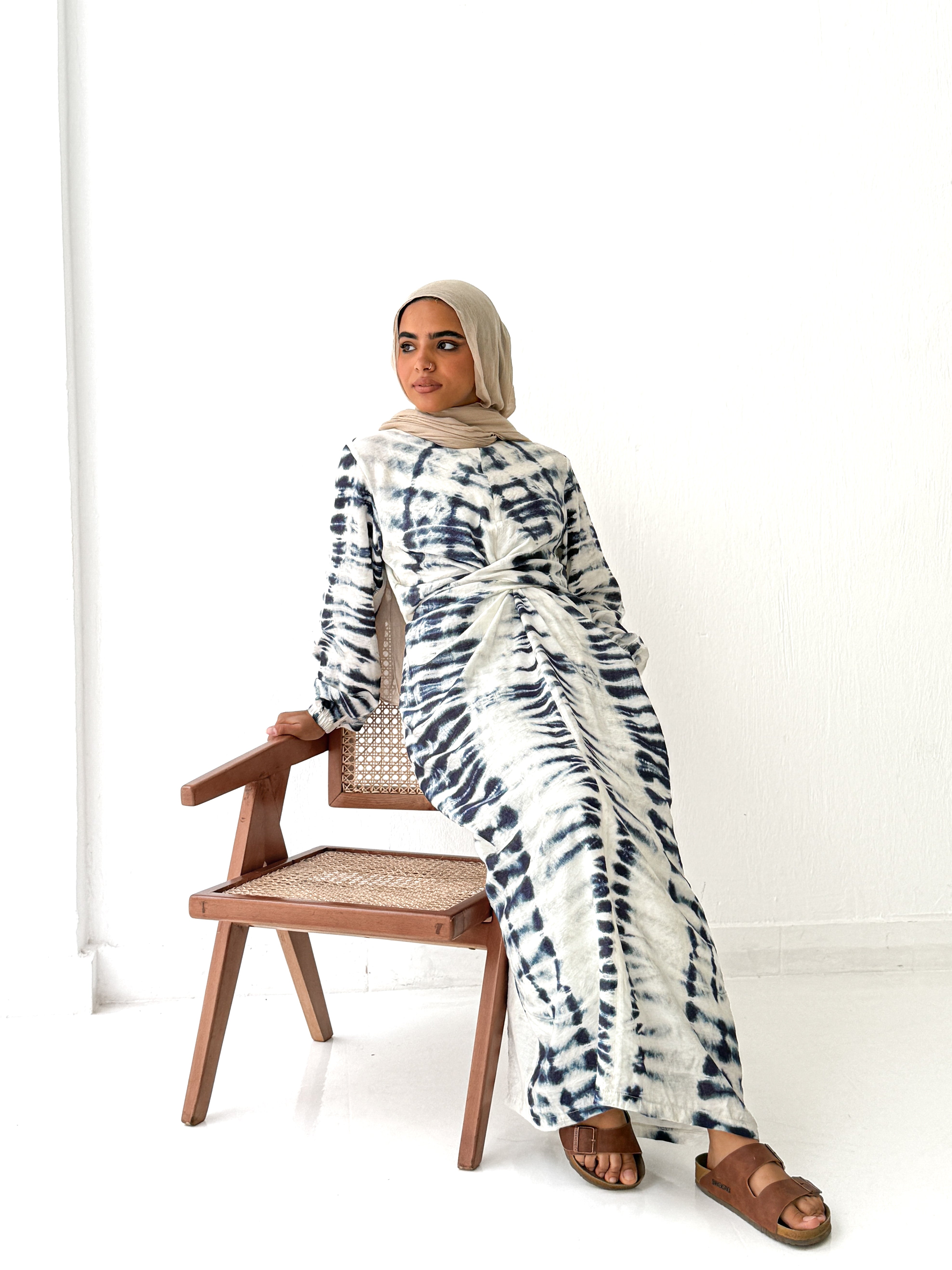 Tie Dye wrap me dress