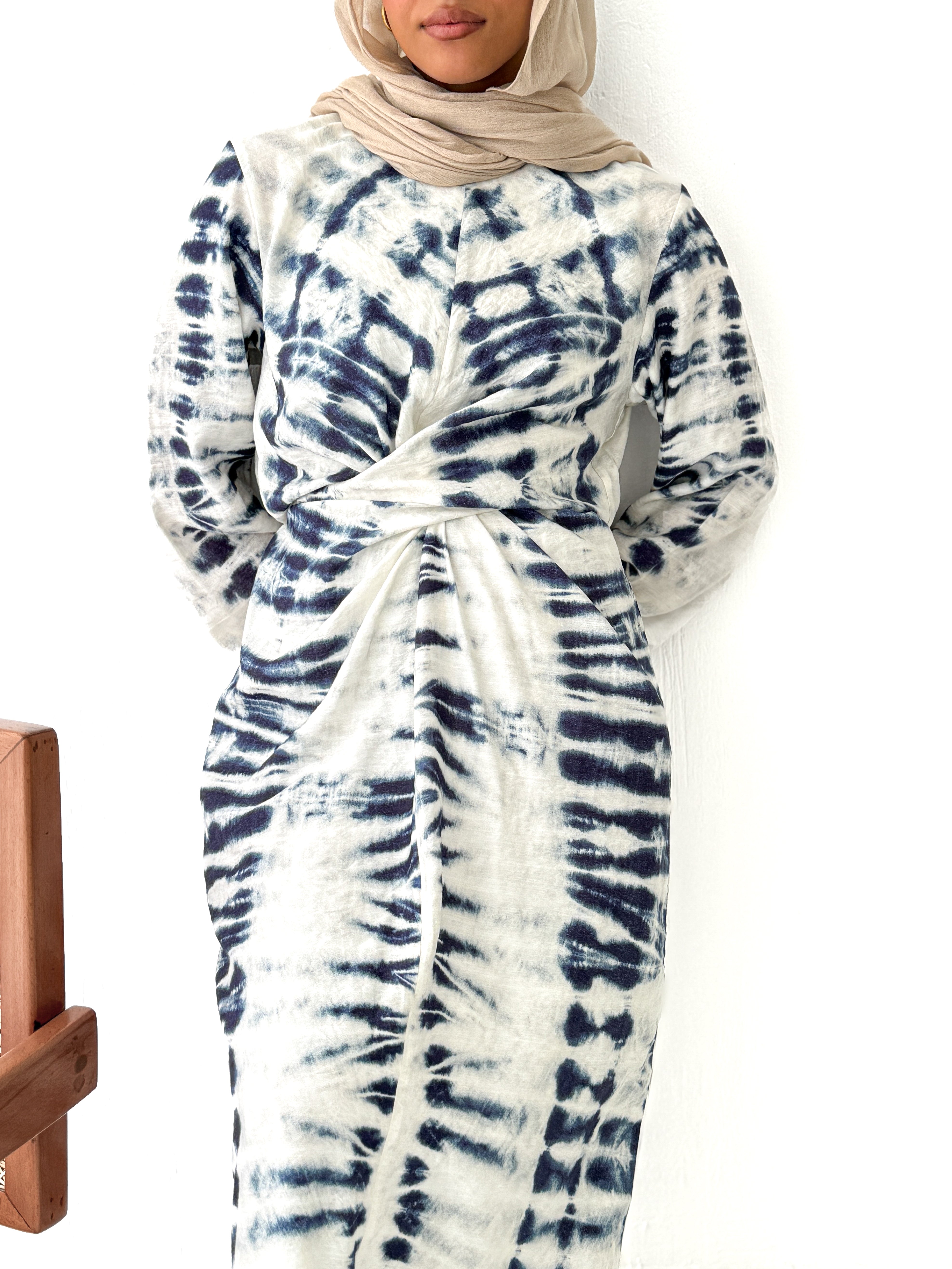 Tie Dye wrap me dress