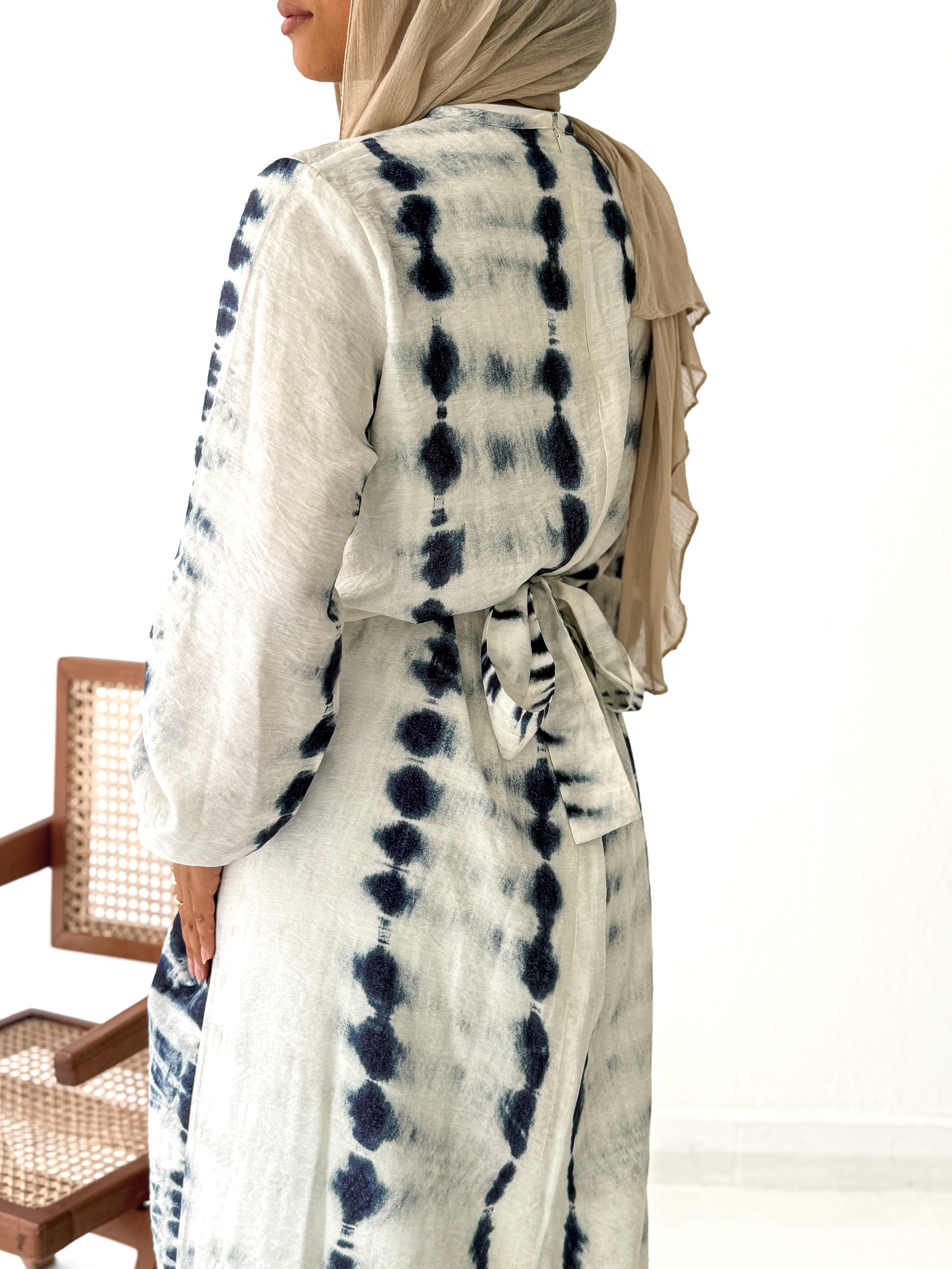 Tie Dye wrap me dress