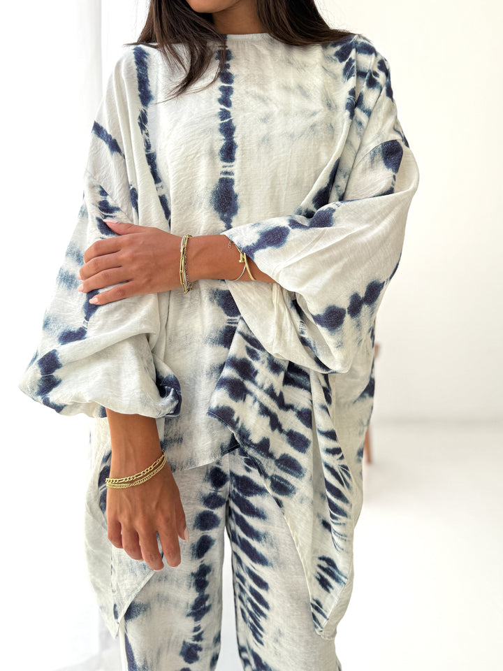 Tie dye Set in Navy