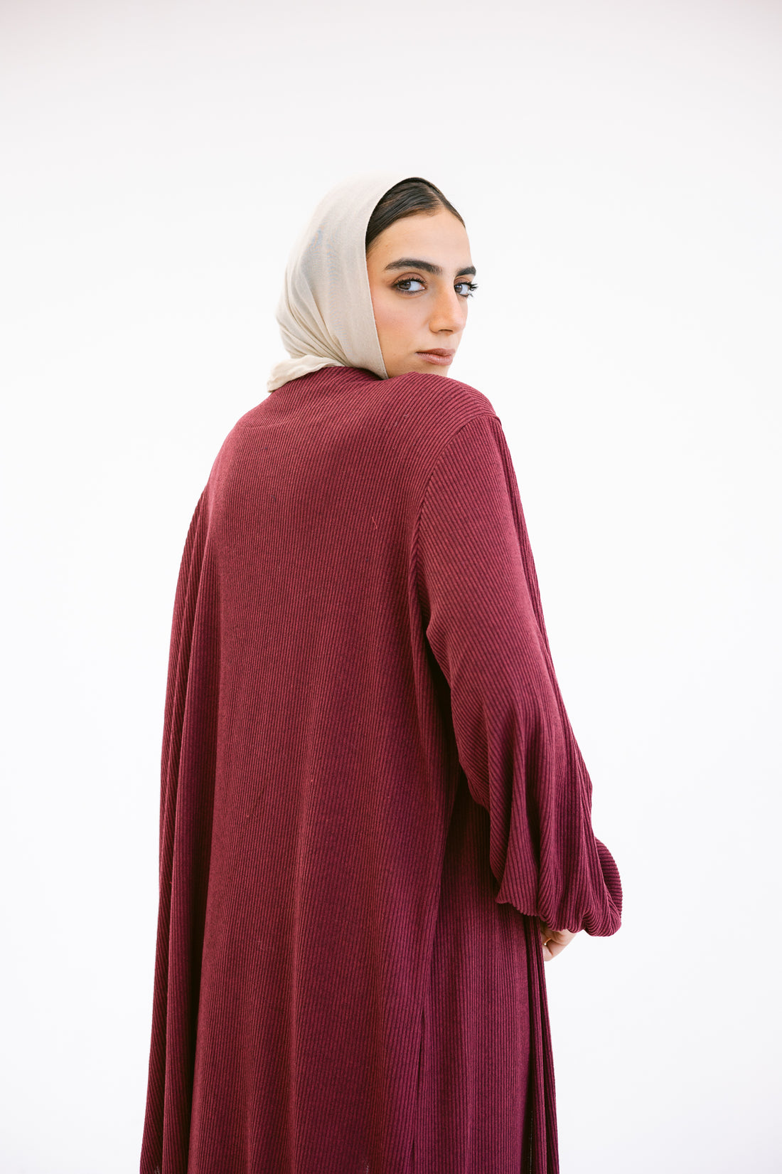 Everyday Knit Cardigan in Burgandy