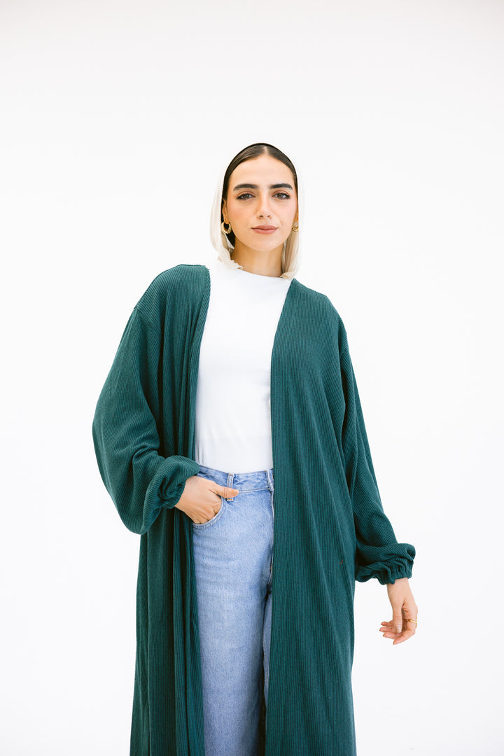 Everyday Knit Cardigan in Teal